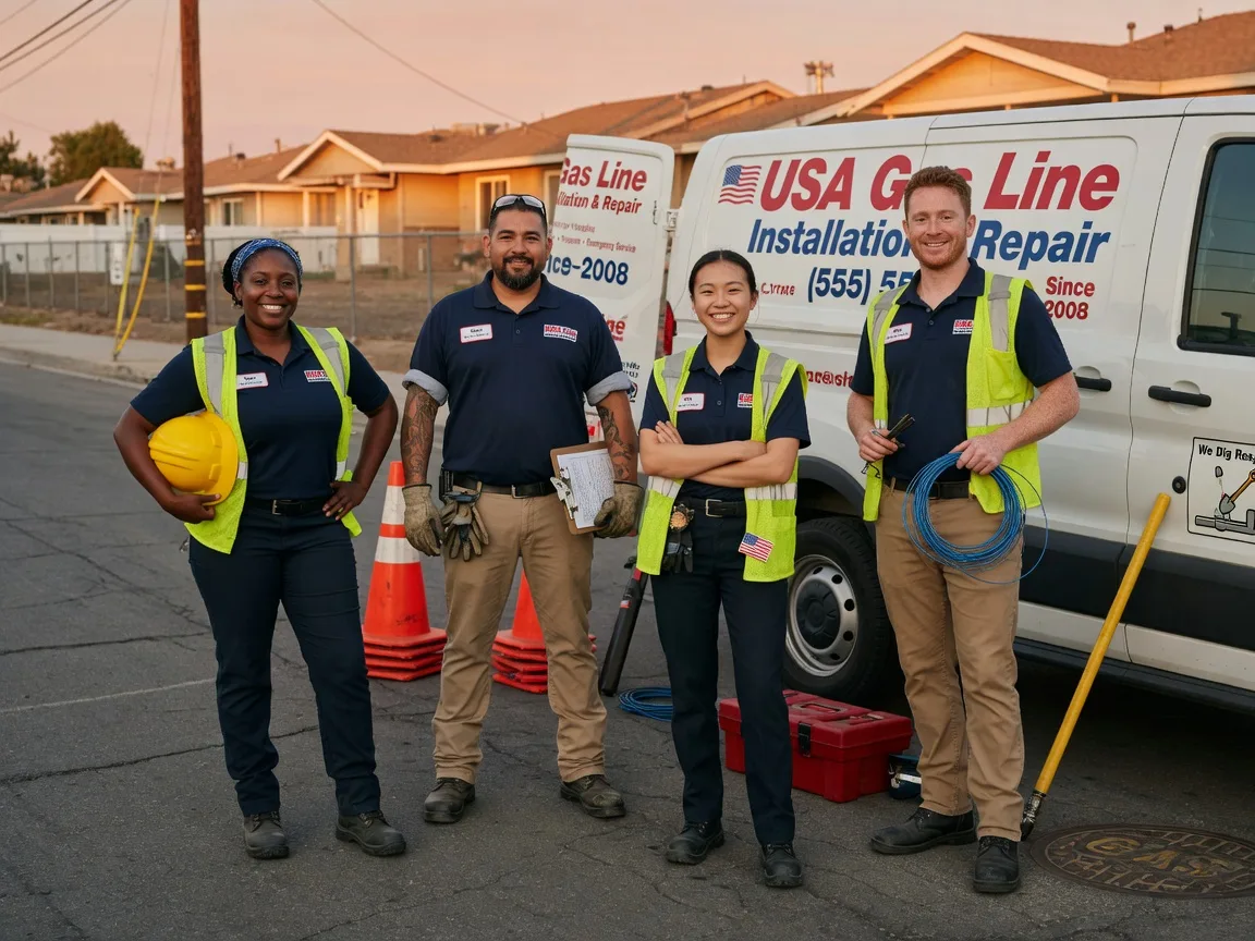 Gas Line Installation company in Edward, NC